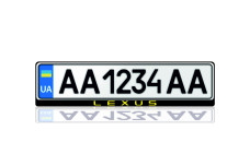 License Plate Frame for Lexus Var.2 (Europe type)