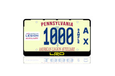 License Plate Frame for LRD (USA type)