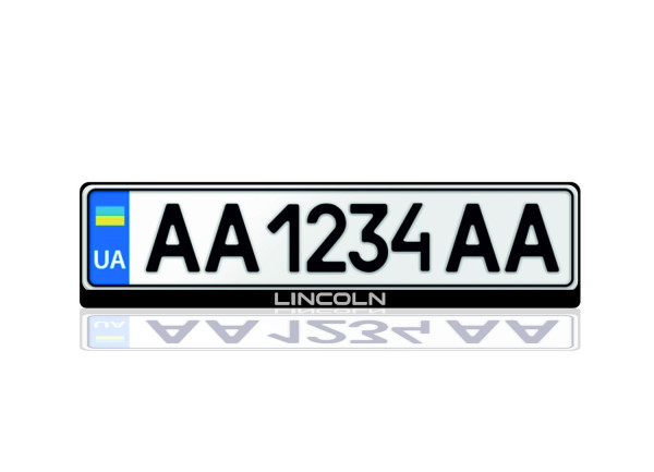 License Plate Frame for Lincoln (Europe type)
