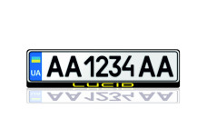 License Plate Frame for Lucid (Europe type)