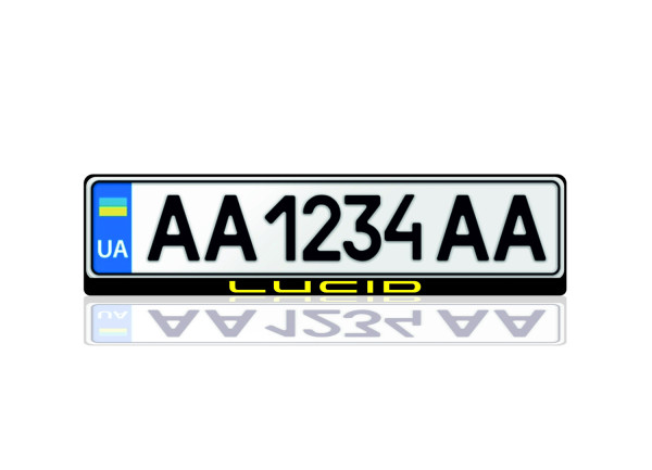 License Plate Frame for Lucid (Europe type)