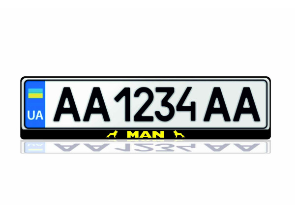 License Plate Frame MAN (Europe type) License Plate Frame MAN (Europe type)