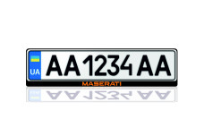 License Plate Frame for Maserati (Europe type)