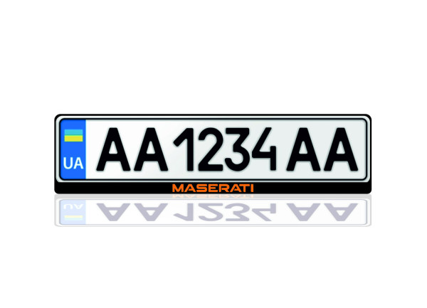 License Plate Frame for Maserati (Europe type) License Plate Frame for Maserati (Europe type)