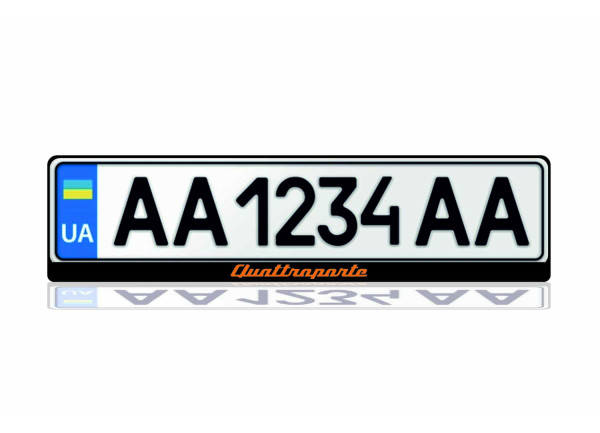License Plate Frame for Maserati Quattroporte (Europe type)