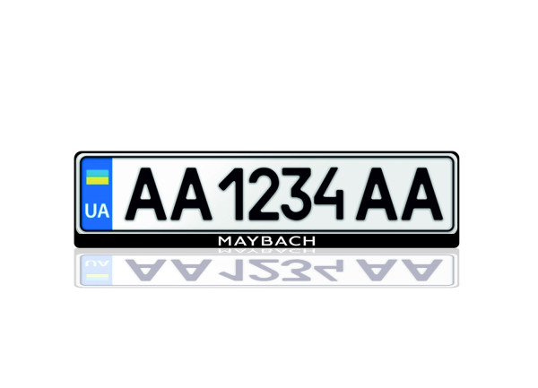 License Plate Frame for Maybach (Europe type)