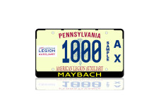 License Plate Frame for Maybach (USA type)