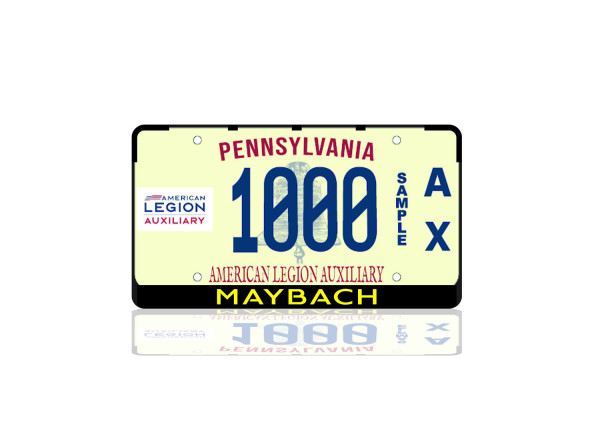 License Plate Frame for Maybach (USA type)