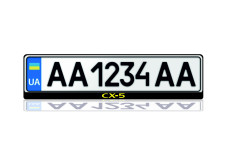 License Plate Frame for Mazda CX-5 II 2017-2025 (Europe type)