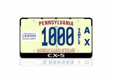 License Plate Frame for Mazda CX-5 II 2017-2025 (USA type)
