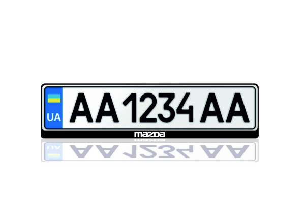 License Plate Frame for Mazda Var.2 (Europe type) License Plate Frame for Mazda Var.2 (Europe type)
