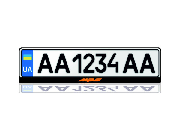 License Plate Frame for MPS (Europe type) License Plate Frame for MPS (Europe type)