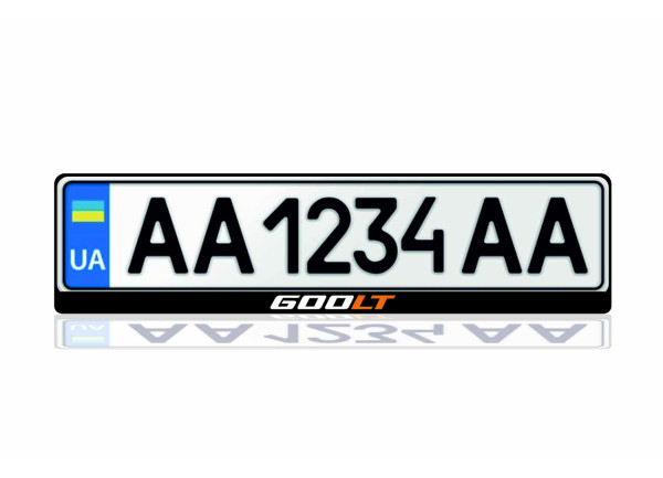 License Plate Frame McLaren 600LT 2018-2021 (Europe type)