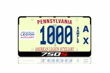License Plate Frame McLaren 750S (USA type)