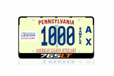 License Plate Frame McLaren 765LT (USA type)