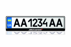 License Plate Frame McLaren (Europe type)