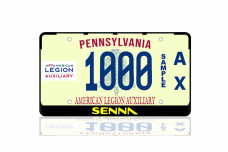 License Plate Frame McLaren Senna 2018+ (USA type)