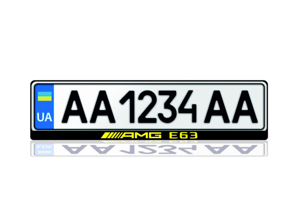 License Plate Frame for AMG E63 (Europe type)