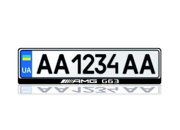 License Plate Frame for AMG G63 (Europe type)