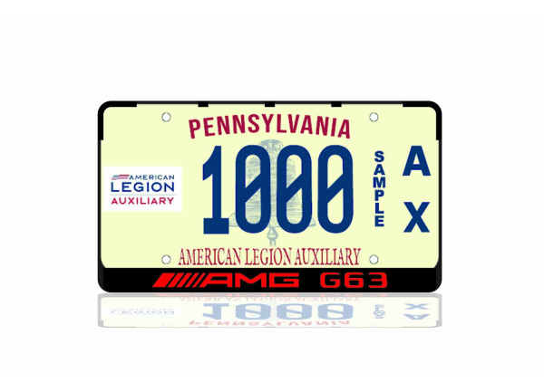 License Plate Frame for AMG G63 (USA type)
