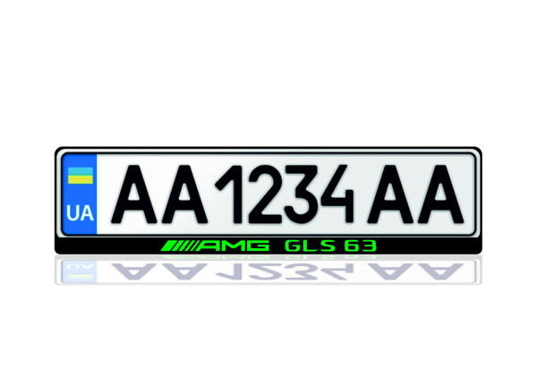 License Plate Frame for AMG GLS63 (Europe type)