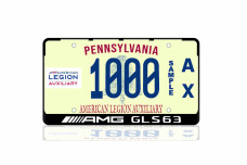 License Plate Frame for AMG GLS63 (USA type)