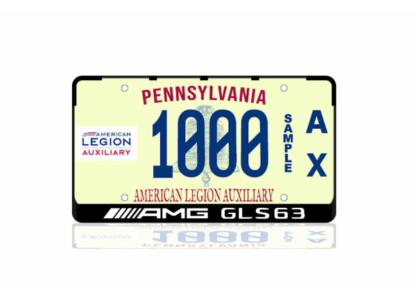 License Plate Frame for AMG GLS63 (USA type)