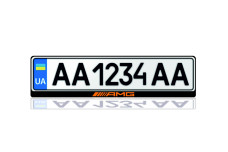 License Plate Frame for AMG (Europe type)
