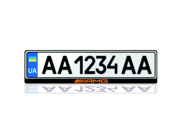 License Plate Frame for AMG (Europe type)