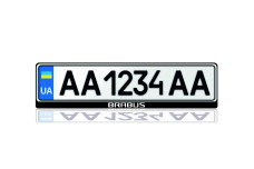 License Plate Frame for Brabus Var.2 (Europe type)