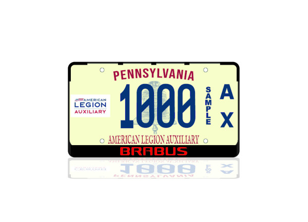 License Plate Frame for Brabus Var.2 (USA type)