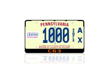 License Plate Frame for Mercedes C63 (USA type)