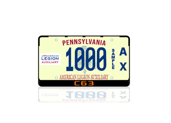 License Plate Frame for Mercedes C63 (USA type)