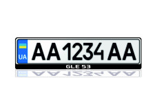 License Plate Frame for GLE 53 (Europe type)