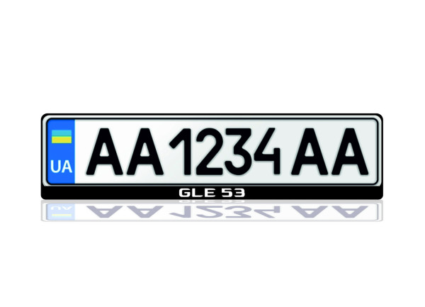 License Plate Frame for GLE 53 (Europe type)