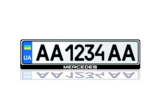 License Plate Frame for Mercedes (Europe type)