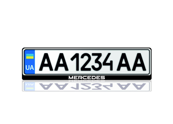 License Plate Frame for Mercedes (Europe type)
