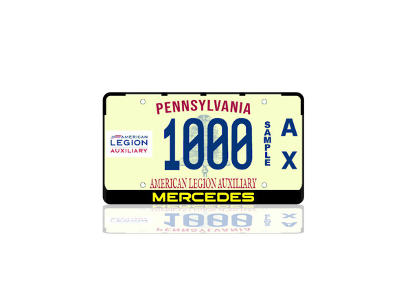 License Plate Frame for Mercedes (USA type)