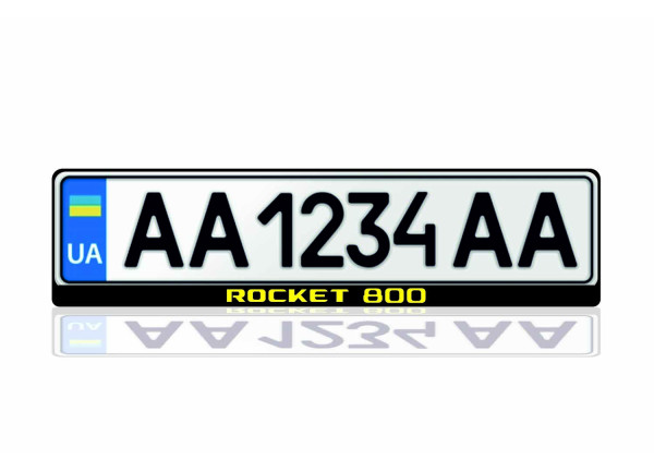 License Plate Frame for Rocket 800 (Europe type)