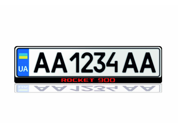License Plate Frame for Rocket 900 (Europe type)