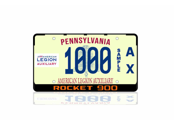 License Plate Frame for Rocket 900 (USA type)