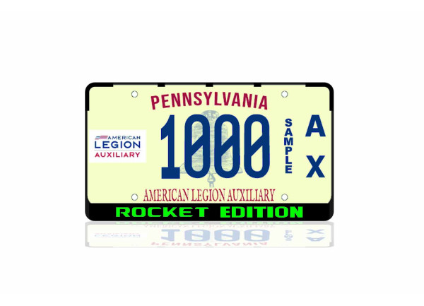 License Plate Frame for Rocket Edition (USA type)