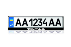 License Plate Frame for Wald (Europe type)
