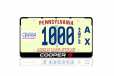 License Plate Frame for Mini Cooper S Var.1 (USA type)
