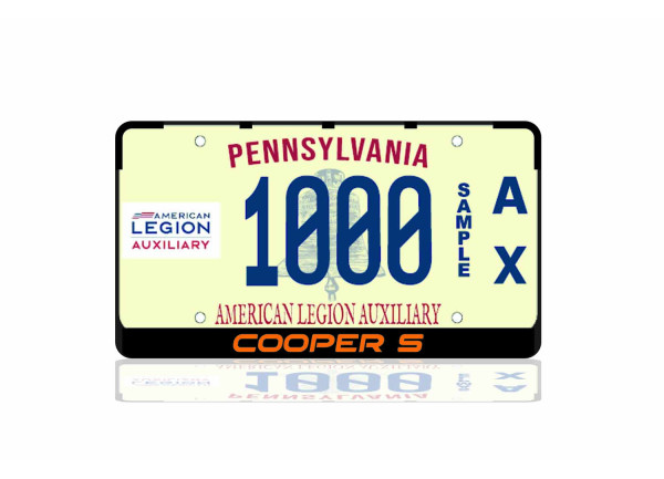 License Plate Frame for Mini Cooper S Var.2 (USA type) License Plate Frame for Mini Cooper S Var.2 (USA type)