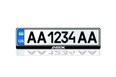 License Plate Frame for Mitsubishi ASX I 2010-2023 (Europe type)