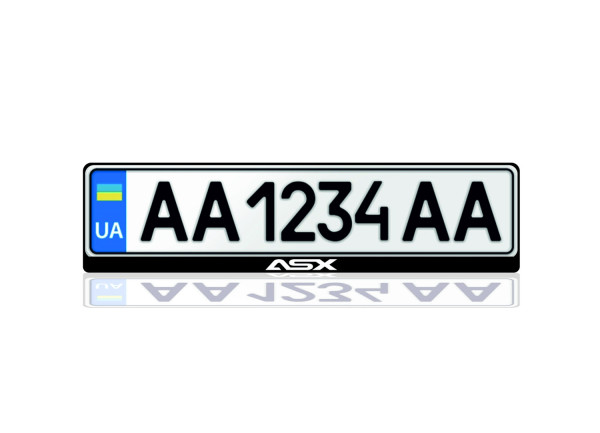 License Plate Frame for Mitsubishi ASX I 2010-2023 (Europe type)