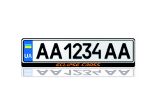 License Plate Frame for Mitsubishi Eclipse Cross 2018+ (Europe type)