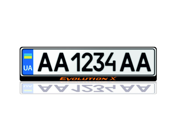 License Plate Frame for Mitsubishi Lancer Evolution X 2007-2015 (Europe type) License Plate Frame for Mitsubishi Lancer Evolution X 2007-2015 (Europe type)