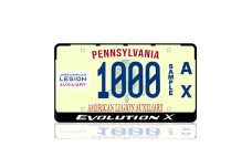 License Plate Frame for Mitsubishi Lancer Evolution X 2007-2015 (USA type)